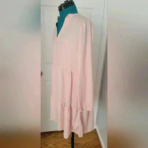 NWT Esmara Size S Vneck Long Sleeve Flowy Dress - Picture 2 of 8